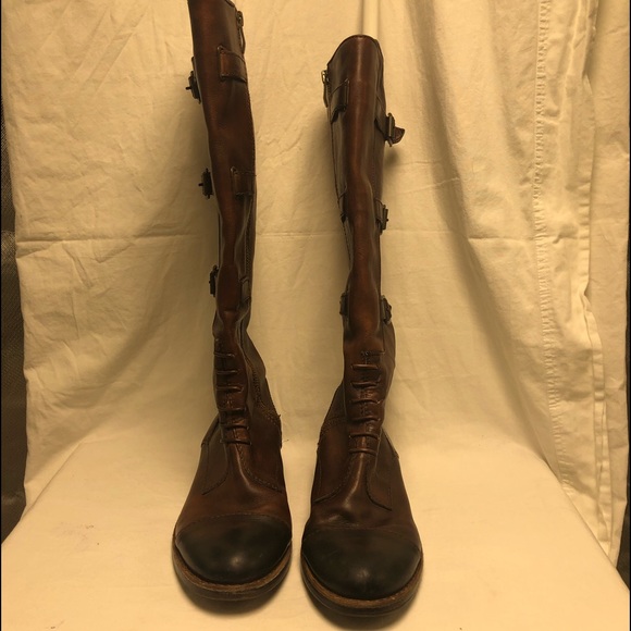 Vince Camuto Fenton Russet Buckle Riding Boot size 7 - Picture 14 of 14